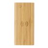 Powerbank inalámbrico de bambú 8.000 mAh 5W certificado FSC marron | sin montaje de publicidad | no disponible | no disponible