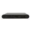 Powerbank plástico/aluminio RCS reciclado de 4000 mah tipo C negro | sin montaje de publicidad | no disponible | no disponible