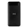 Powerbank inalámbrico de plástico reciclado estándar RCS negro | sin montaje de publicidad | no disponible | no disponible