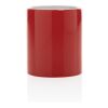 Taza básica de cerámica rojo | sin montaje de publicidad | no disponible | no disponible