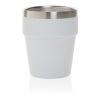 Taza de café Clark RCS doble pared 300 ml blanco | sin montaje de publicidad | no disponible | no disponible