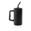 Taza Cube de acero reciclado RCS de 800ml. negro | sin montaje de publicidad | no disponible | no disponible