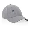 Gorra 6 paneles tejido jaspeado reciclado Milo AWARE™200 gr gris | sin montaje de publicidad | no disponible | no disponible | no disponible