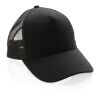 Gorra 5 paneles de algodón cepillado 190 gr Impact AWARE ™ negro | sin montaje de publicidad | no disponible | no disponible | no disponible