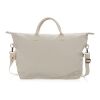 Bolsa de fin de semana de lona reciclada Kezar AWARE™ blanco | sin montaje de publicidad | no disponible | no disponible | no disponible