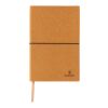 Libreta de cuero reciclado A5 marrón | sin montaje de publicidad | no disponible | no disponible