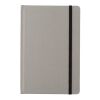 Libreta A5 RPET con certificación GRS gris-negro | sin montaje de publicidad | no disponible | no disponible