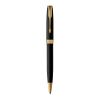 Bolígrafo Parker Sonnet, negro mate con acabados en paladio. dorado