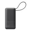 Batería externa Anker Nano 30W con cable USB-C integrado negro