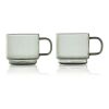 2 Tazas de espresso AdHoc Impact 70 ml Blanco | sin montaje de publicidad | no disponible | no disponible