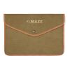 Funda para portátil 14" de lona reciclada VINGA Bosler GRS verde | sin montaje de publicidad | no disponible | no disponible