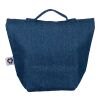 Bolsa nevera enrollable de denim reciclado Mira azul | sin montaje de publicidad