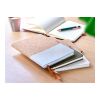 Cuaderno de corcho y algodón Trevor blanco