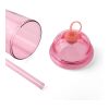 Vaso de rPet Glow 500 ml rosa | sin montaje de publicidad | no disponible | no disponible