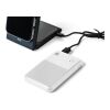 Power Bank de ABS reciclado Tavi blanco | sin montaje de publicidad | no disponible | no disponible