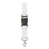 Lanyard fabricado blanco