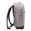 Mochila antirrobo de poliéster gris claro