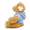 Oso de peluche con capucha azul