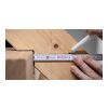 Regla plegable de madera Stabila blanco