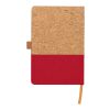 Cuaderno de corcho y algodón Trevor rojo