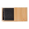 Set de posavasos de fieltro RPET Lawrence gris