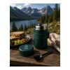 Vaso termo de acero inox. con cuchara Niko gris