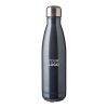 Botella de acero inox. reciclado Cliff azul