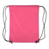 Mochila de cuerdas de poliéster Isolde rosa