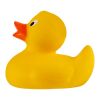 Pato de goma de PVC. amarillo