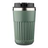 Vaso termo de acero inox. reciclado Chiara rojo oscuro