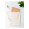 Mochila de algodón beige