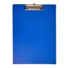 Carpeta de plástico azul cobalto