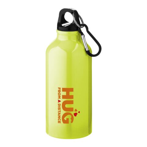 Cantimplora con mosquetón &quot;Oregon&quot; Amarillo neón | sin montaje de publicidad | no disponible | no disponible