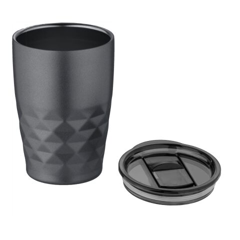Vaso isotérmico &quot;Geo&quot; Estándar | Gris | sin montaje de publicidad | no disponible | no disponible