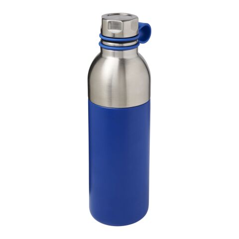 Botella deportiva de cobre con aislamiento al vacío de 590 ml "Koln" Estándar | Azul | sin montaje de publicidad | no disponible | no disponible