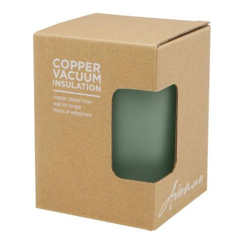 Vaso de 300 ml de acero inoxidable con aislamiento al vacío de cobre y tapa de bambú &quot;Lagan&quot; Estándar | Verde mezcla | sin montaje de publicidad | no disponible | no disponible