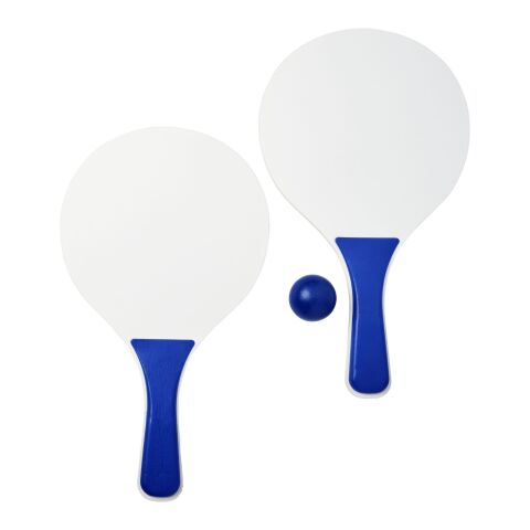 Raquetas de playa &quot;Bounce&quot; Estándar | Azul real-Blanco | sin montaje de publicidad | no disponible | no disponible