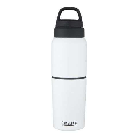 CamelBak® bidón de acero inoxidable con aislamiento al vacío de 500 ml y vaso de 350 ml &quot;MultiBev&quot; Estándar | blanco | sin montaje de publicidad | no disponible | no disponible