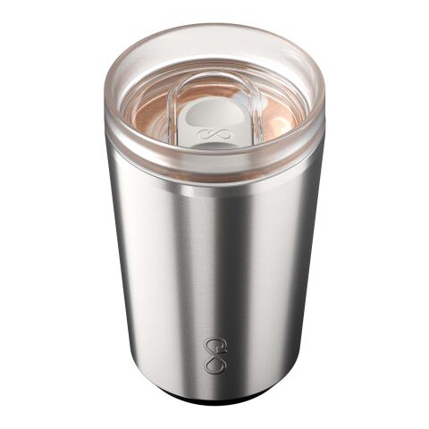 Vaso con aislamiento de 350&nbsp;ml “Ocean Bottle” Estándar | Gris acero inoxidable | sin montaje de publicidad | no disponible | no disponible
