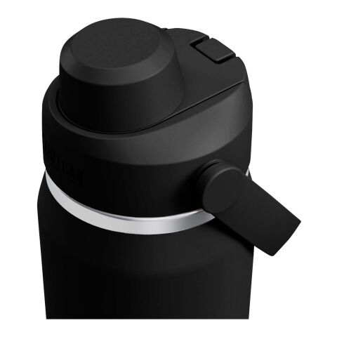 Botella de 750&nbsp;ml de acero inoxidable con tapón de rosca "Camelbak® Thrive Chug VSS" Estándar | Negro intenso | sin montaje de publicidad | no disponible | no disponible