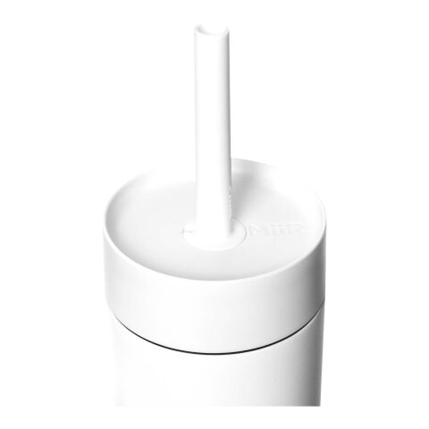 Botella de agua de 473&nbsp;ml con pajita "MiiR Sipper" blanco
