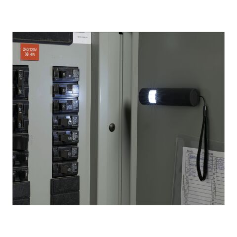 Linterna LED magnética, fina, llamativa y de agarre mini Estándar | Negro | sin montaje de publicidad | no disponible | no disponible