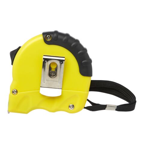 Cinta métrica de plástico reciclado con certificación RCS de 5 metros &quot;Rule&quot; Estándar | Amarillo | sin montaje de publicidad | no disponible | no disponible