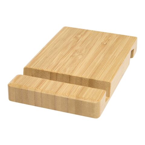 Soporte de bambú de 2 ángulos para tableta y teléfono &quot;Bubup&quot; Estándar | Madera | sin montaje de publicidad | no disponible | no disponible