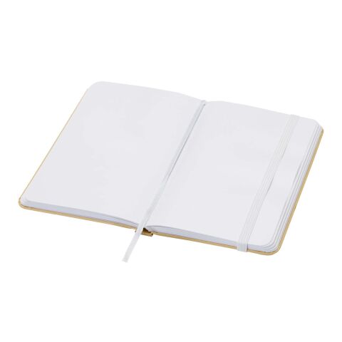 Libreta de tapa dura A6 de material reciclado con páginas lisas &quot;Reed&quot; Estándar | blanco | sin montaje de publicidad | no disponible | no disponible