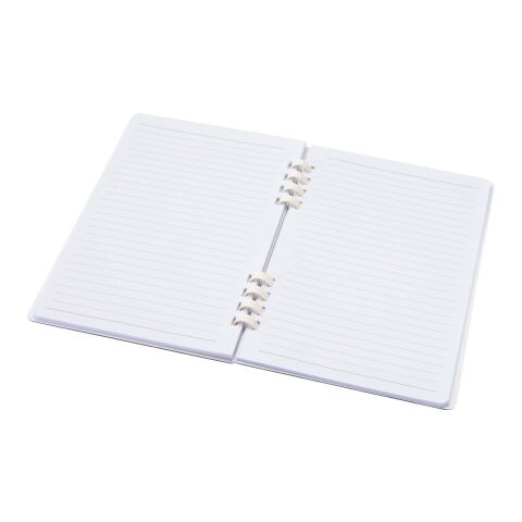 Cuaderno A5 tapa dura con espiral de material reciclado RCS "Fil" Estándar | Blanco | sin montaje de publicidad | no disponible | no disponible
