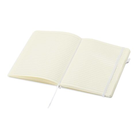 Cuaderno Liss de tapa dura de plástico reciclado, tamaño A5 blanco