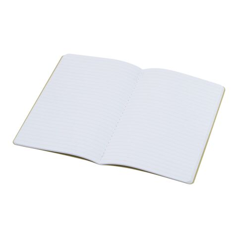 Libreta con tapa de papel arrugado &quot;Fabia&quot; Estándar | Verde oliva | sin montaje de publicidad | no disponible | no disponible