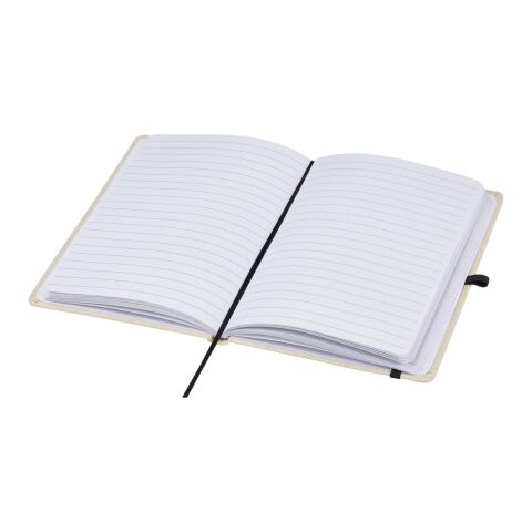 Libreta de tapa dura de algodón orgánico &quot;Tutico&quot; Estándar | Natural-Negro intenso | sin montaje de publicidad | no disponible | no disponible | no disponible