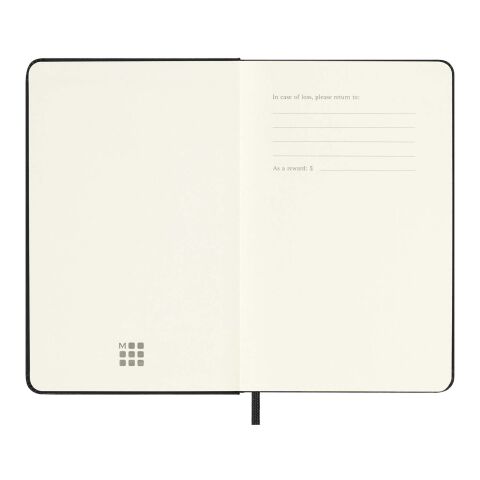 Agenda diaria de bolsillo de 12 meses con tapa dura "Moleskine" Estándar | Negro intenso | sin montaje de publicidad | no disponible | no disponible